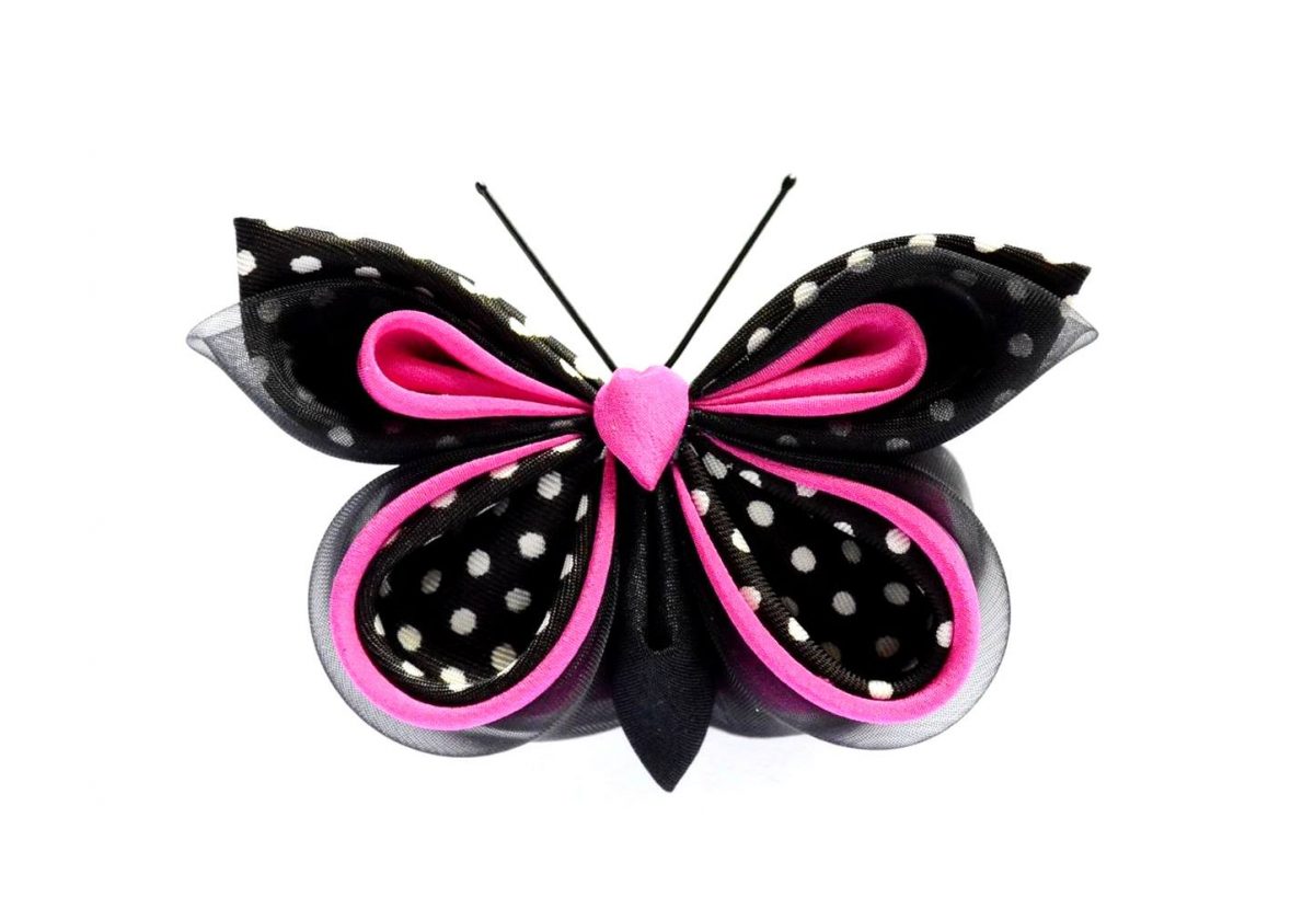 Silk butterfly product photography example