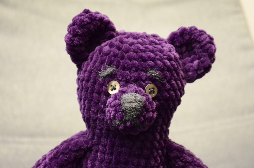 Big teddy chenille amigurumi free crochet pattern 3