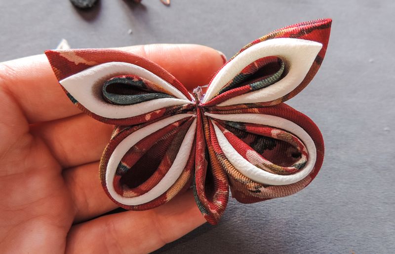 Silk butterfly tutorial 16