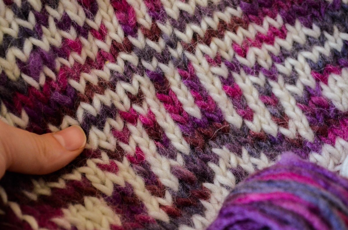 Double knit fabric new pattern
