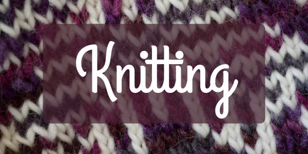 Knitting welcome cover